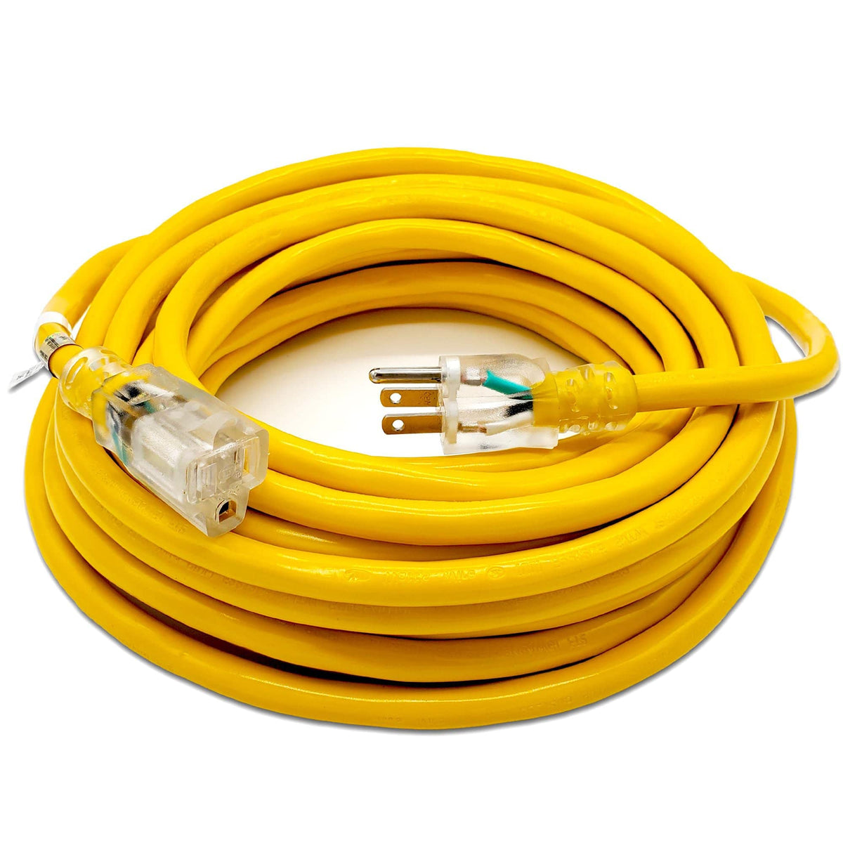 50 ft 10 Gauge Extension Cord - Outdoor Extension Cord Waterproof - Heavy Duty Outdoor Extension Cords 50 ft - Watts Wire - 50' Grounded - extensiones electricas