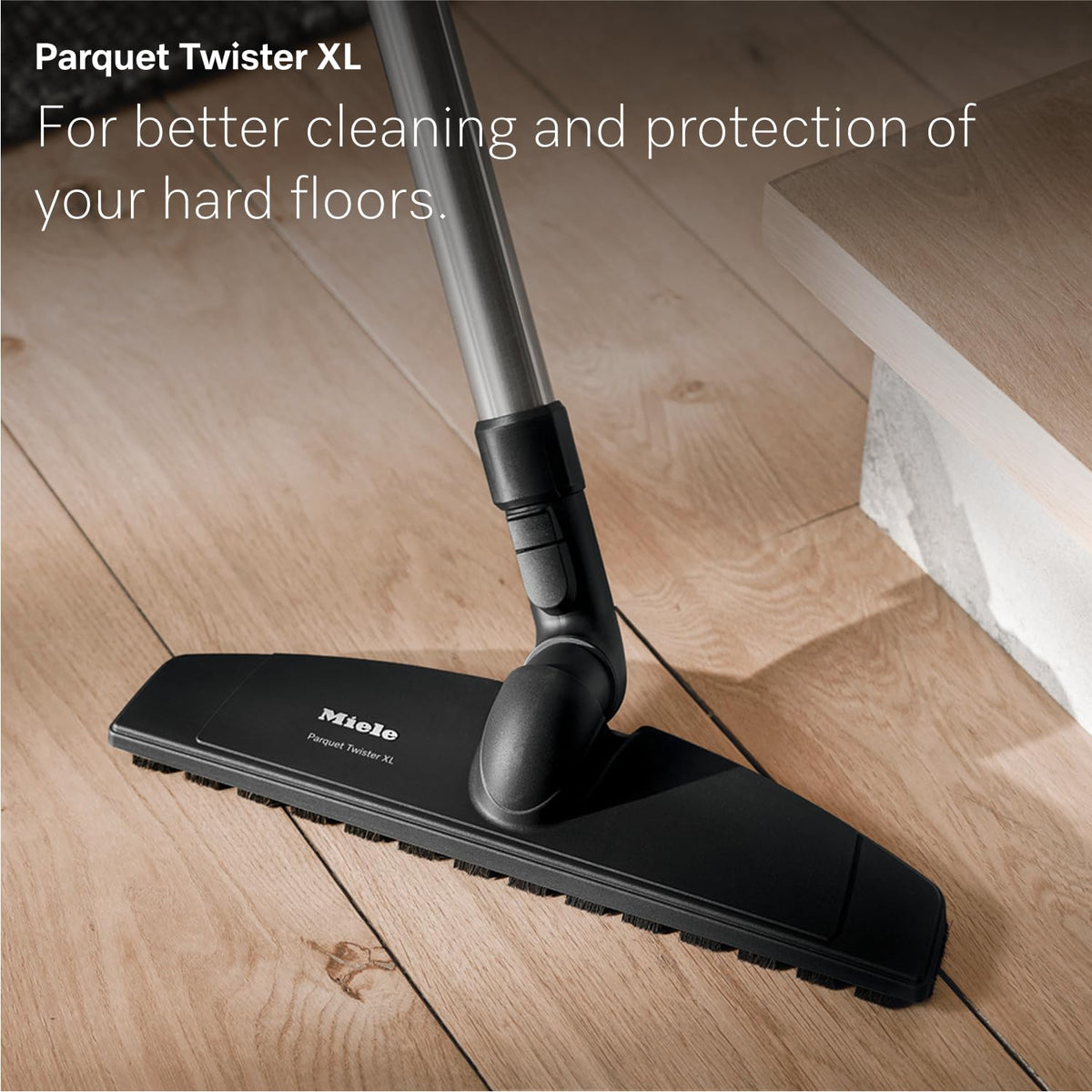 NEW Miele Guard M1 Parquet XL Hard Floor Bagged Canister Vacuum Cleaner with High Suction Power, Designed for Special Care of Hard Floors and Low-Pile Carpet, in Brilliant White