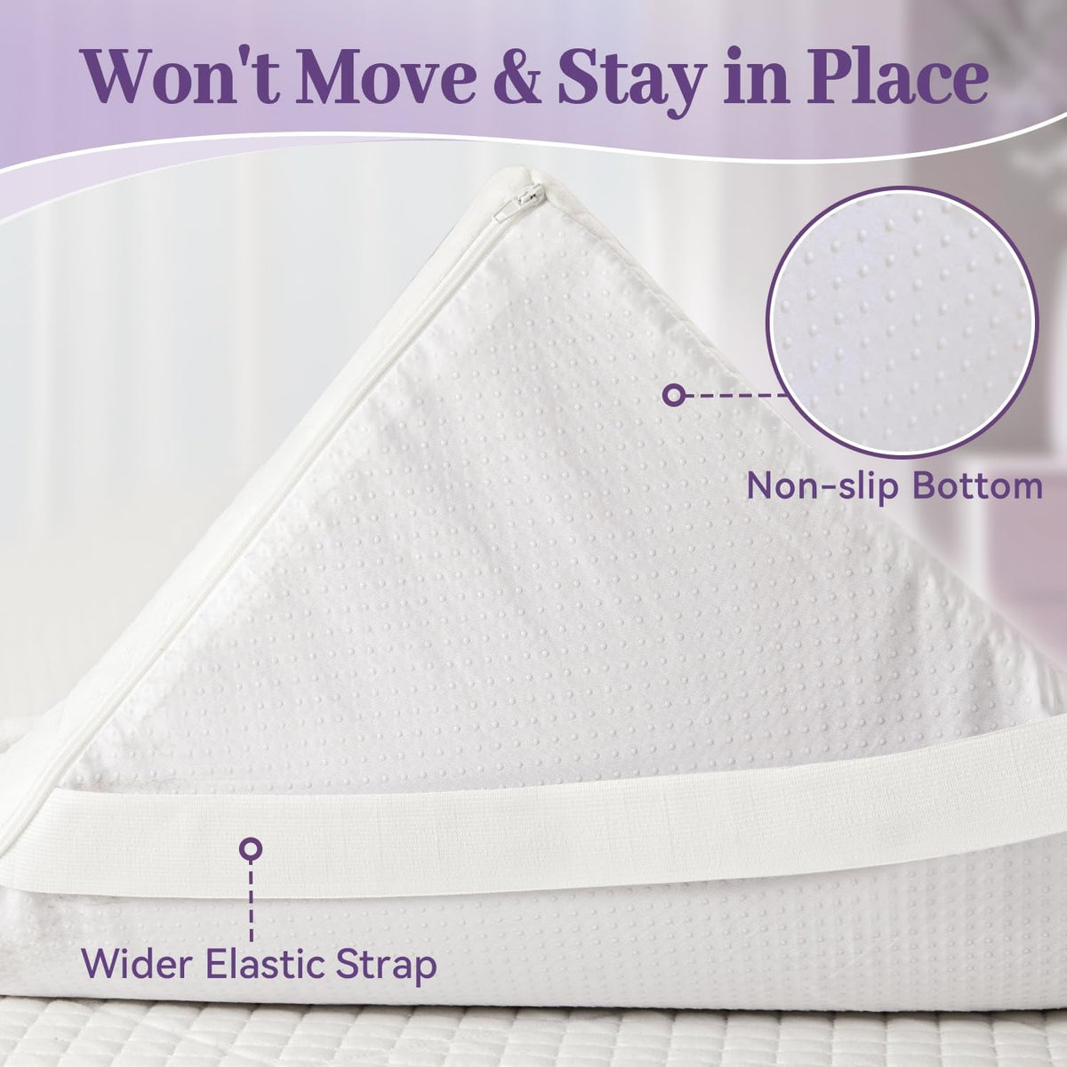 SINWEEK 2 Inch Gel Memory Foam Mattress Topper Twin Size, Ventilated High Density Pad for Back Pain, Bed Topper with Removable Soft Cover, CertiPUR-US Certified