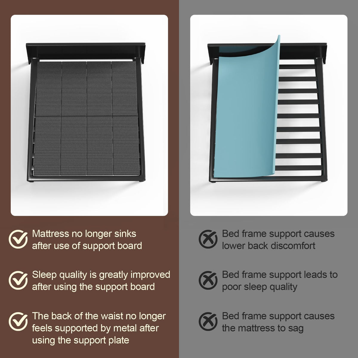 Folding Spring Box,75 * 38'', Large Double Bed 10MM, Bed Support Flat Noodles,Light and Thin, Breathable