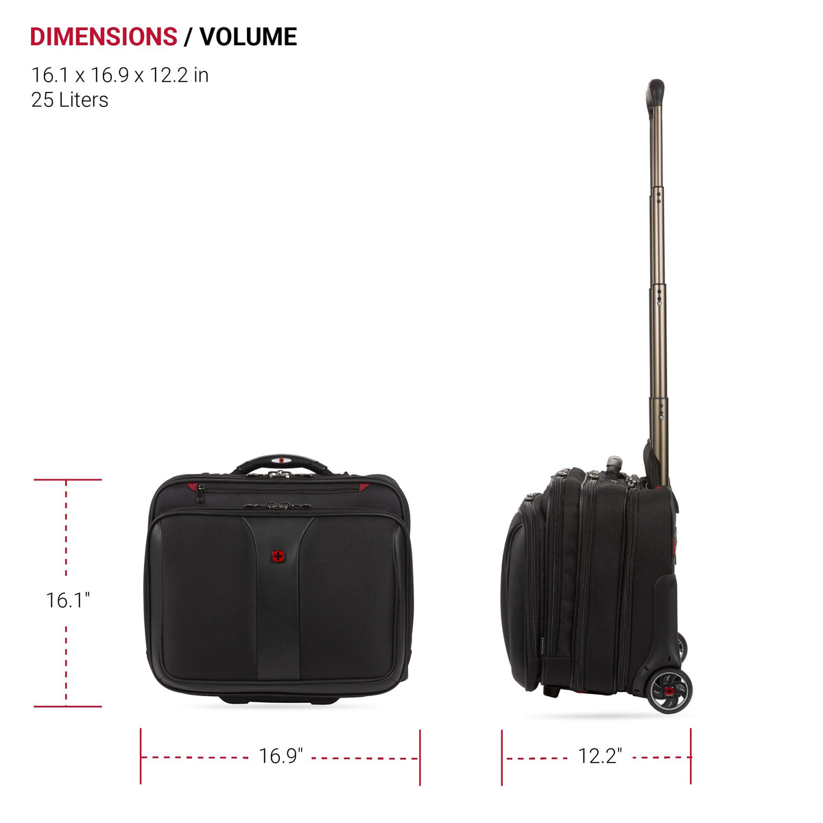 Wenger luggage Patriot II 15.6-Inch, Black
