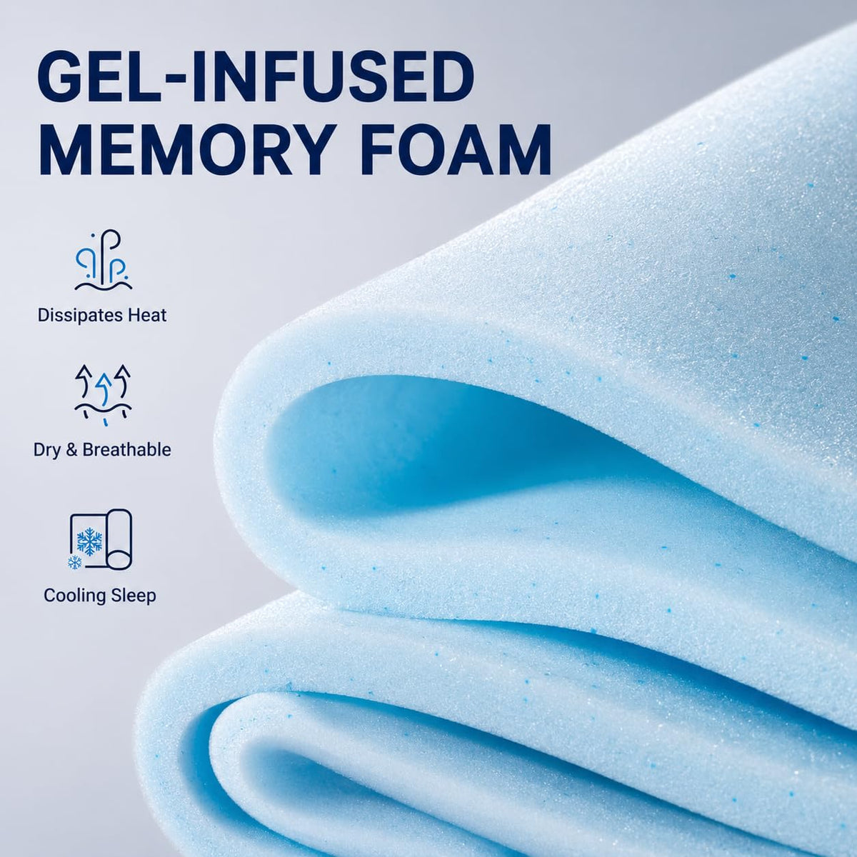 6 Inch Twin Mattress, Twin Size Memory Foam Mattress in a Box, Twin Mattress 6 Inch with Cooling Gel Foam, Medium Firm Support Foam Bed for Pressure Relief, CertiPUR-US Certified, 75" L x 38" W