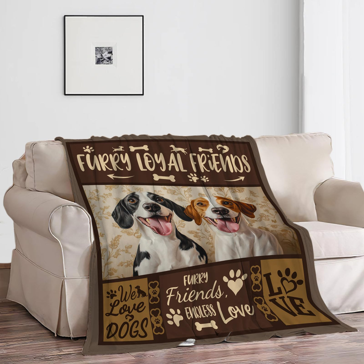 Beagle Blanket, Dog Throw Blanket, Beagles Gifts, Dogs Blankets, Beagle Stuff Fleece Flannel Plush for Women Men Boys Girls Lovers Adults Soft Bedding for Sofa Bed Office Home Decor 40"X50"