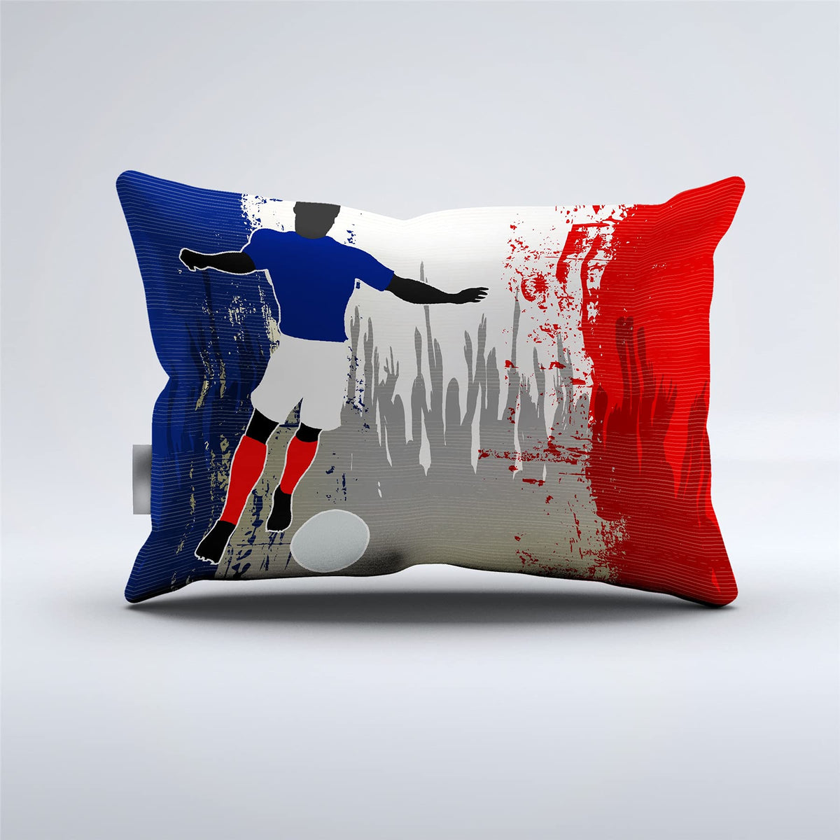 Boasorte France Soccer Design Fitted Sheet Set France National Football Team Prints Bedding Set | with Fitted Sheet and 2 Pillowshams(3pcs) or Comforter(4pcs) (D,Twin-3PCS)