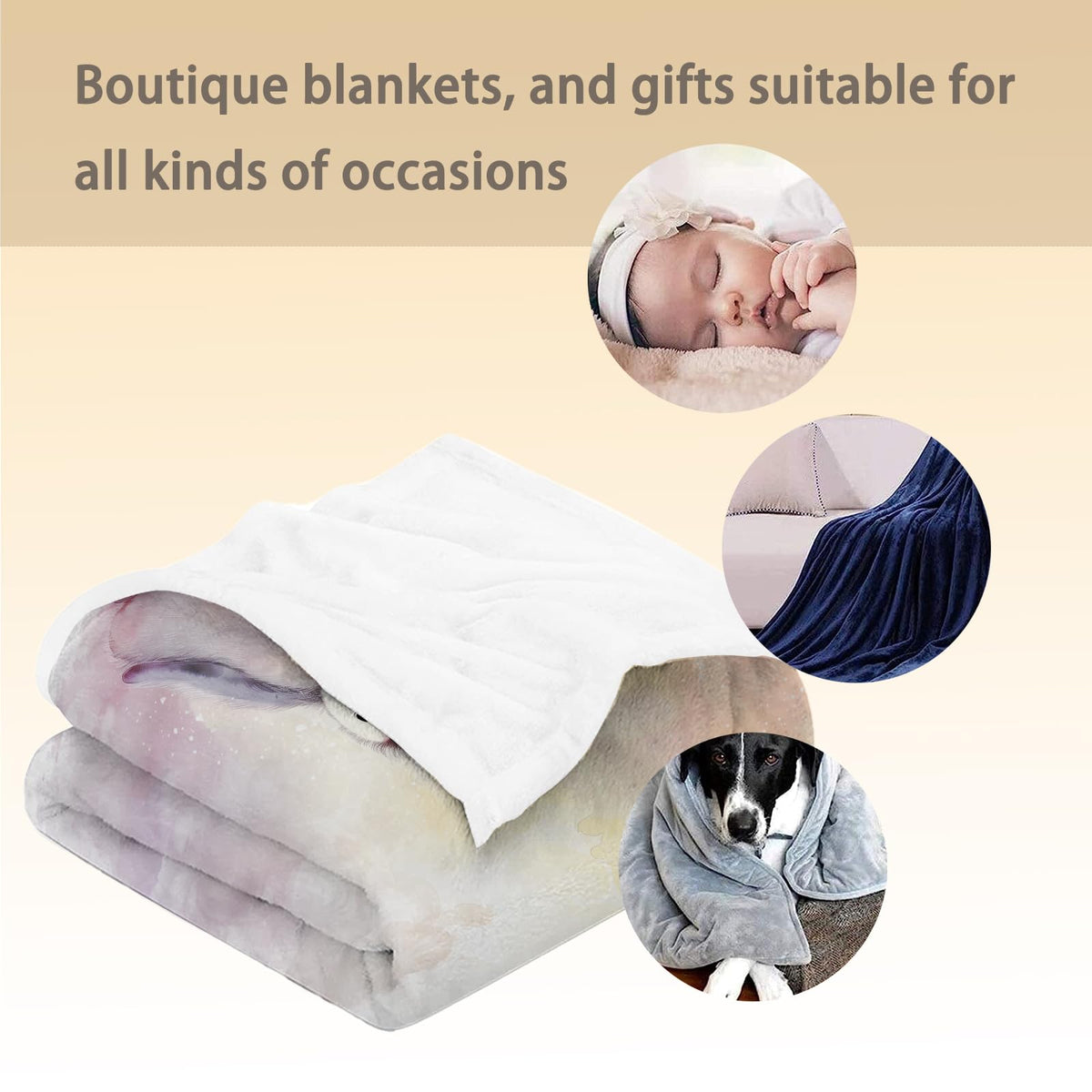 Ti Caldi Charming Penguin Blanket, Soft, Cozy, Lightweight, and Fuzzy Flannel Throw - Ideal for Couch, Bed, Travel - Fluffy Decorative Home Decor, Perfect for Outdoor Use 60"x50"