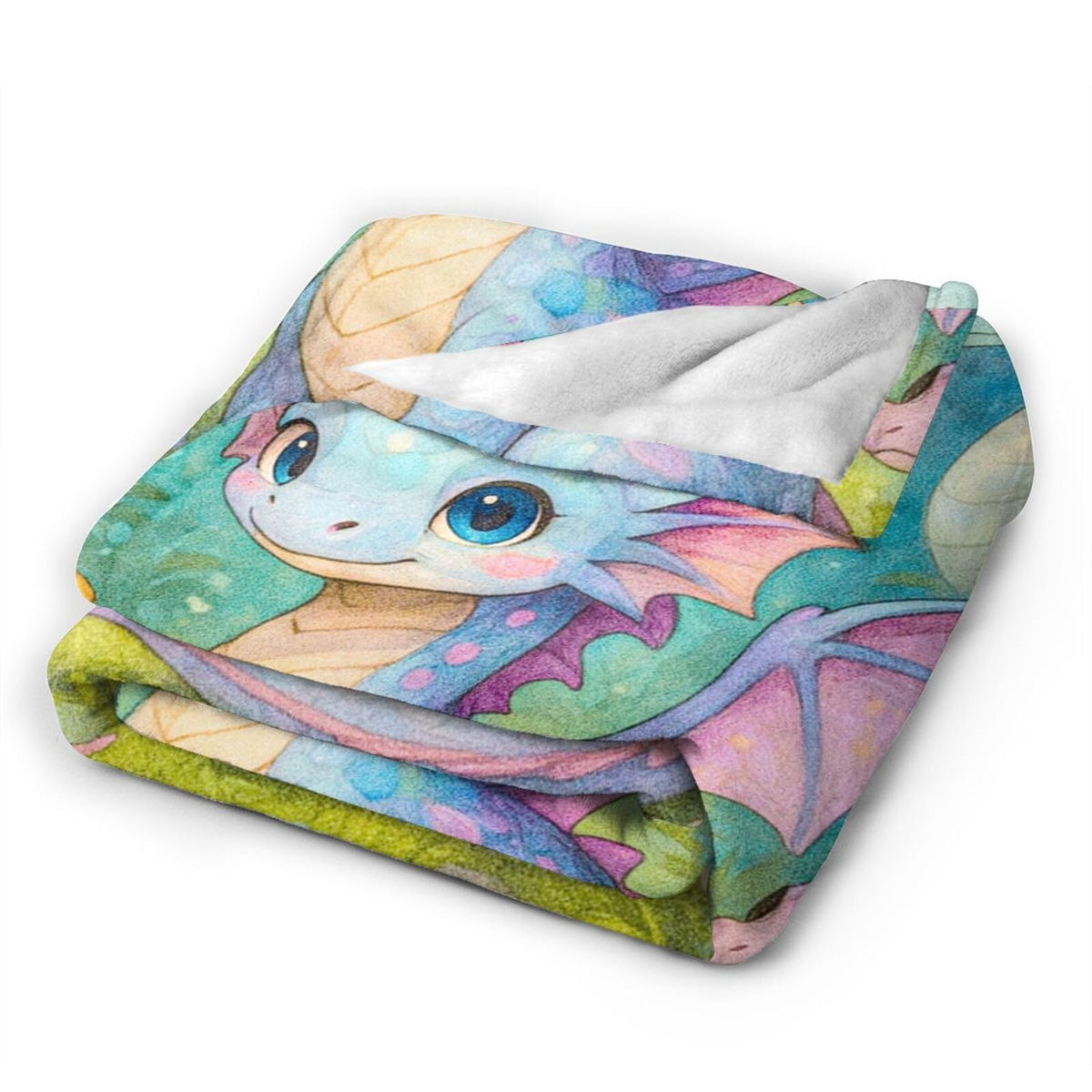 Dragon Blanket Cartoon Western Dragon Throw Blanket Fuzzy Plush Super Fleece Plush Soft Cozy Warm Stuff Bedding Nursery Toddler Baby Blankets Gifts for Boys Girls Kids Adult Men Women 40"X50"