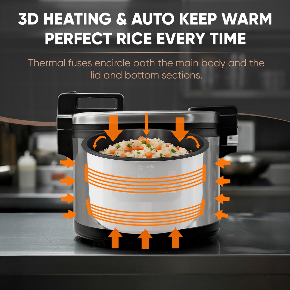 Dual-unit commercial rice cooker bundle