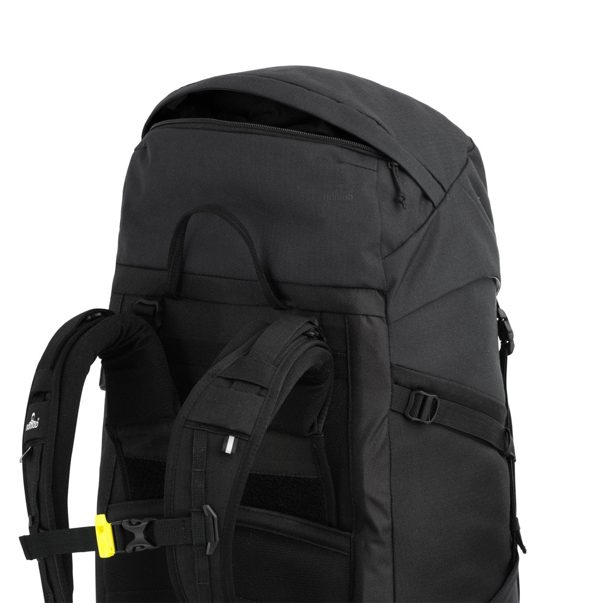 NOMAD Batura Backpack - Premium 55L Pack with Rain Cover Included | Lightweight Rucksack for Traveling, Hiking, Camping, Outdoor Sports (Steel Blue)