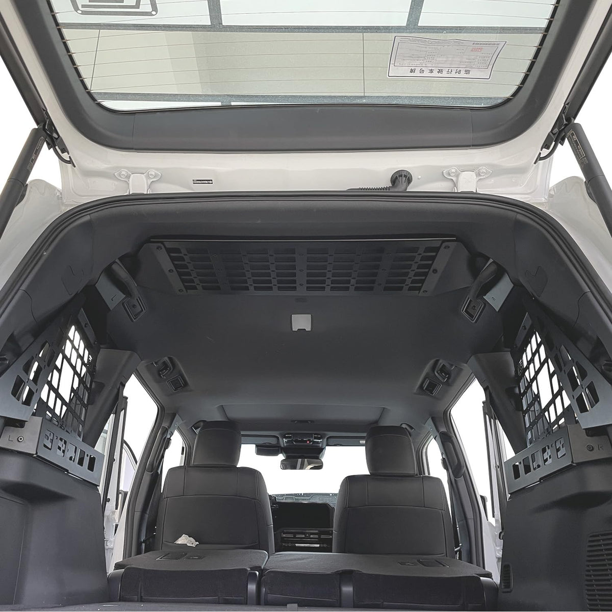 HIGH FLYING 2024 2025 2026 for Toyota Land Cruiser Prado LC250 Overhead Molle Roof Panels Shelf Storage Organizer Interior Rear Cargo Racks (Roof Shelf)