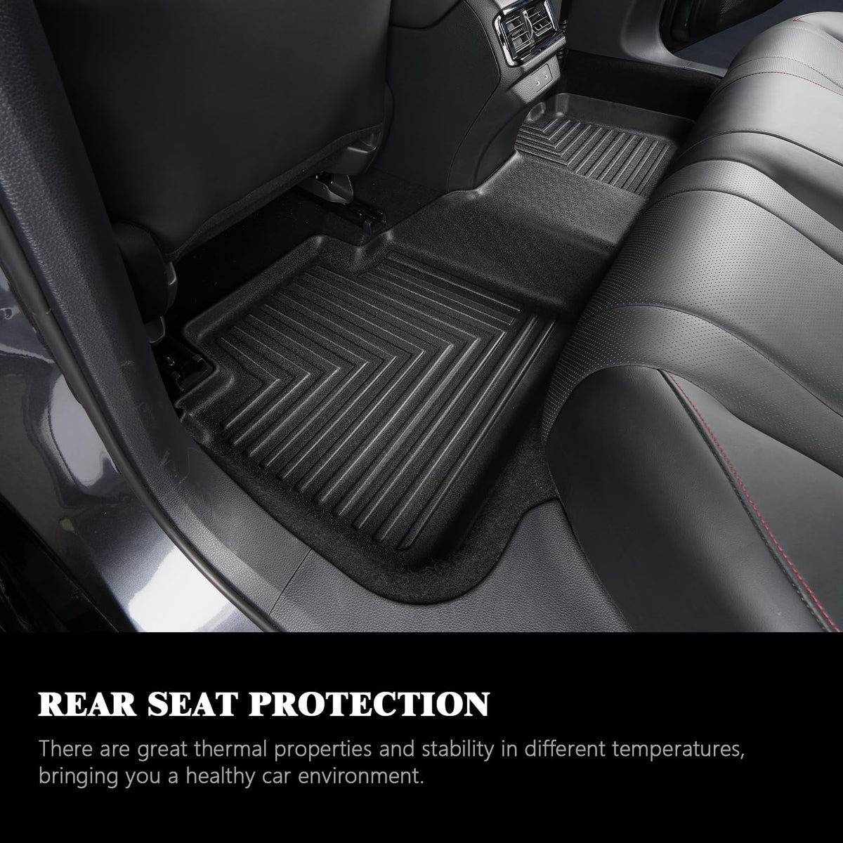 XINSHANGXIU Floor Mats & Cargo Liner for 2026 Subaru Crosstrek Hybrid (Fit Hybrid, Not for Gas),TPE All Weather Protection Slush Floor Liner and Backrest Mat Accessories