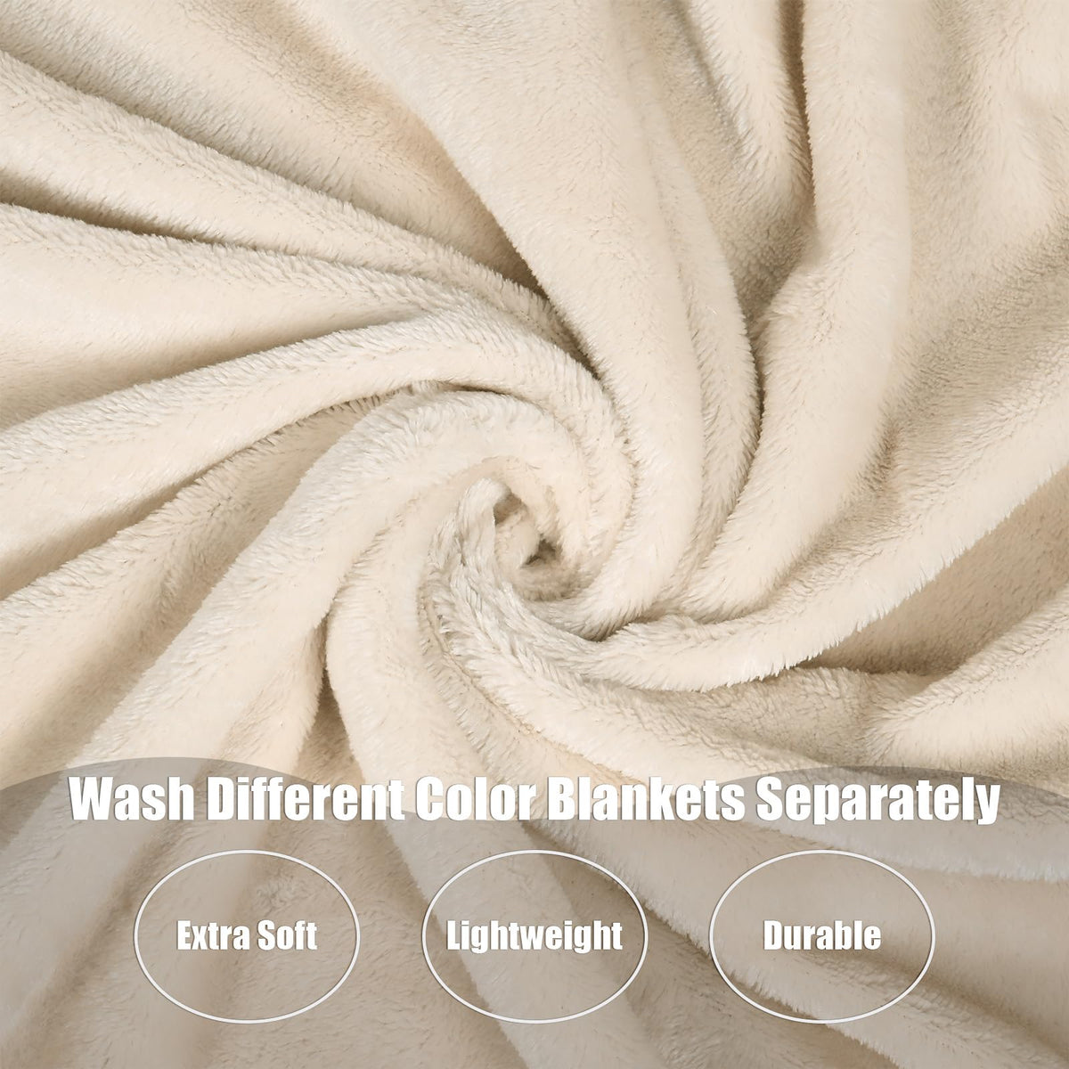 VitalCozy 6 Pcs Fleece Throw Blankets Bulk 60" x 80" Extra Large Lightweight Fuzzy Flannel Plush Blankets for Couch Home Living Room Sofa Bed (Classic,Classic Color)