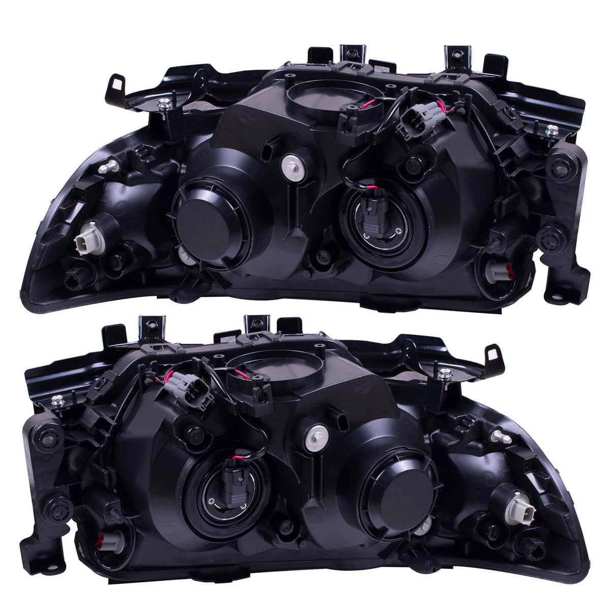 BestParts Headlight Assembly Chrome Housing Halogen Pair Headlight Lamp Compatible with Subaru Forester SG,SG9 2006-2008 Left Driver Right Passenger Side Replace 84001SA461,84001SA471 W/bulbs