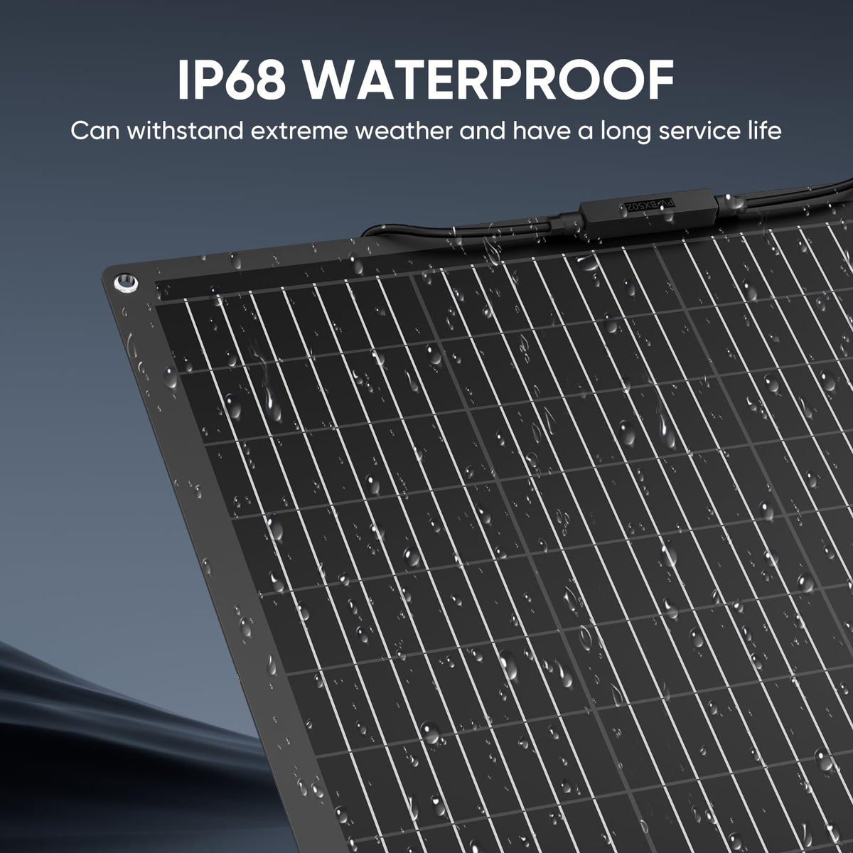 400W Flexible Solar Pane, 2 Pack 200W 12V Monocrystalline Panels, 23.5% High Efficiency, Lightweight Fiberglass Bendable Solar Modules for RV, Boat, Marine, Camper, Van, Cabin, Off-Grid Use