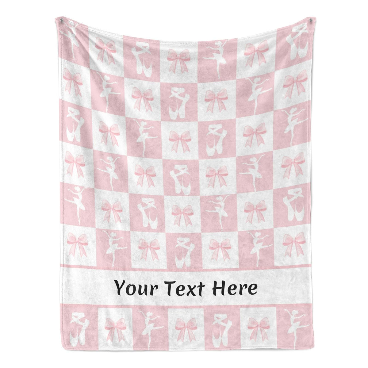 Custom Dance Recital Gifts Blanket with Name - Personalized Throw for Children, Ultra Soft Warm Plush Blanket for Sofa Bed, Gift for Girls Women