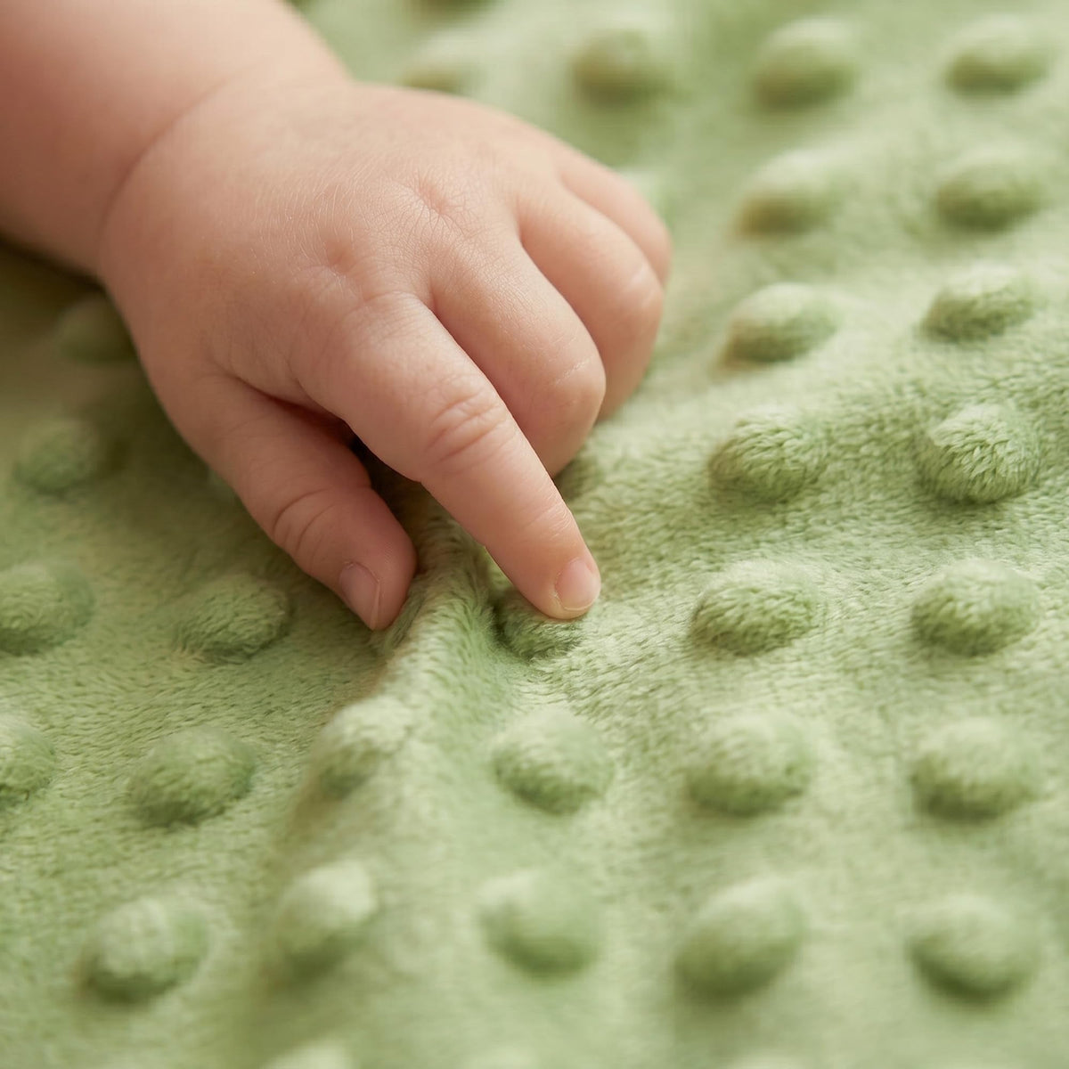 CIVARUA KIDS Baby Blankets for Neutral, Green Animals, 30x40 | Soft Cozy Fleece Receiving Blanket for Newborn & Toddler, 3D Minky Dotted Backing, Breathable for Crib, Stroller & Tummy Time