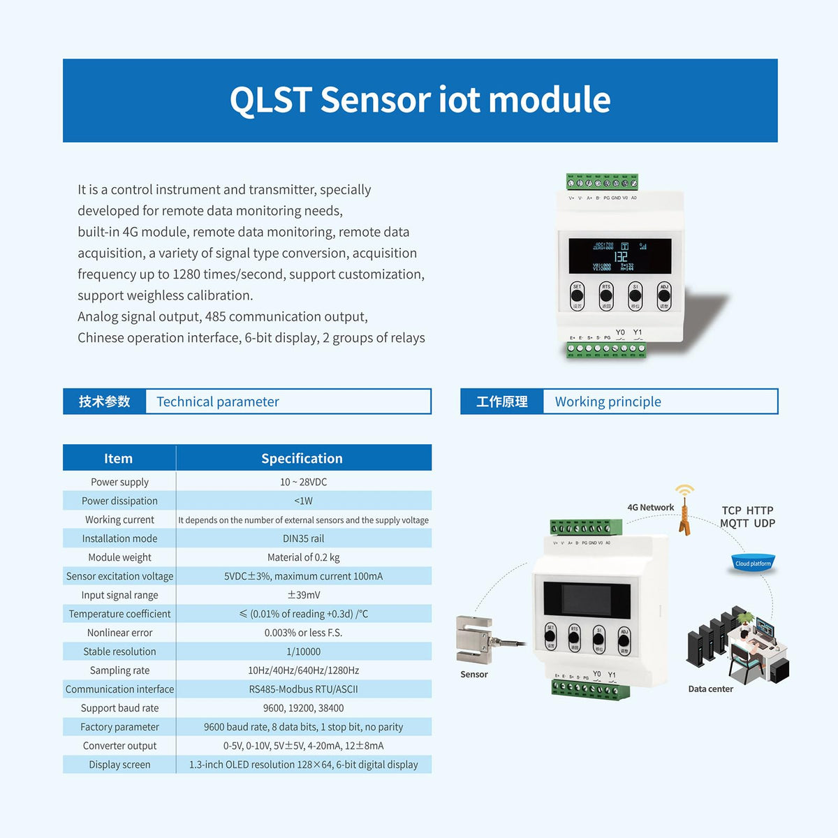 Mini Load Cell Sensor with Indicator Transmitter Amplifier Display,Test Compression Force Weight Pressure Sensor Range 20kg-2000kg (0-20KG with Amplifier)