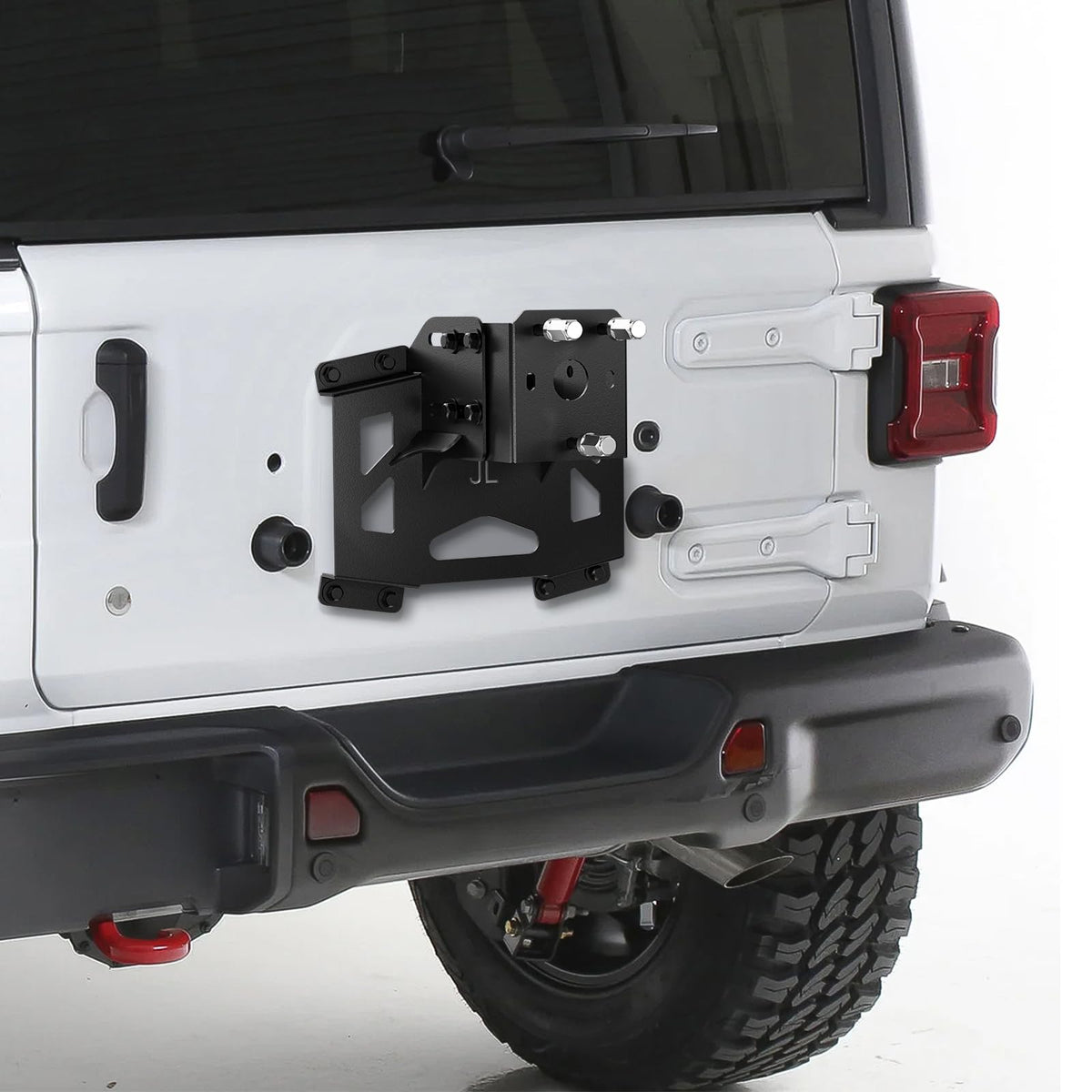 XOOKUN Adjustable jl Spare Tire Carrier Composition 2018 2019 2020 2021 2022 2023 2024 (Includes 4XE Models) Jeep Wrangler JL JLU 2/4 Doors with Camera Slot (Without Camera) Up to 40 inch