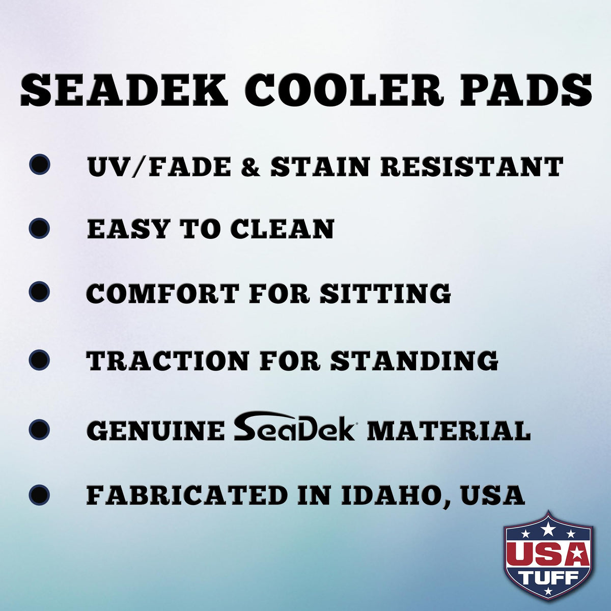 USATuff SeaDek EVA Mat Cooler Pad fits YETI 45 Tundra | Peel & Stick Application | Non Slip Comfort Accessories - Feet Hangin We Bangin (OliveGreen-Mocha)