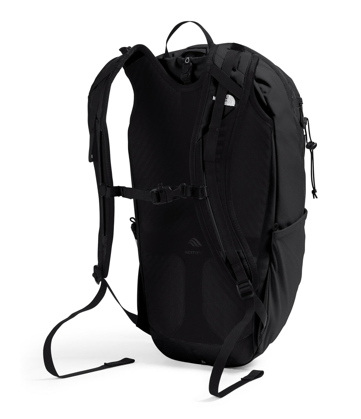 The North Face Basin 18 Liter Technical Daypack with Rain Cover - Unisex Backpack, Sternum Strap, Hiking Pole Attachment, TNF Black/TNF Black-NPF, One Size