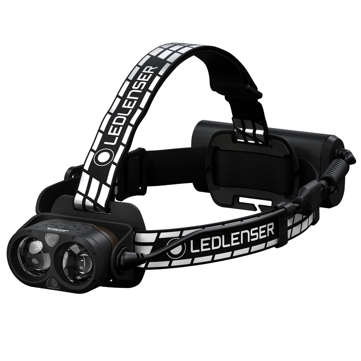 Ledlenser H19R Signature Headlamp - Red, 4000 lm Boost - Fusion Beam Hunting Light - Optisense Hard Hat Light - Waterproof Headlight, Bluetooth Remote