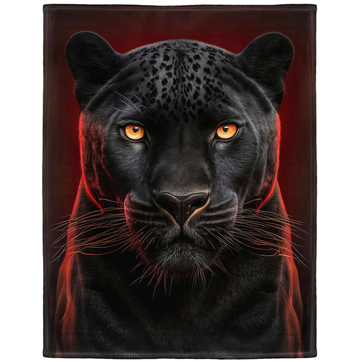 Rstick Black Panther Blanket Animal Art Fleece Blanket Soft Fuzzy Plush Throw Blankets for Couch Bed 60"x80"