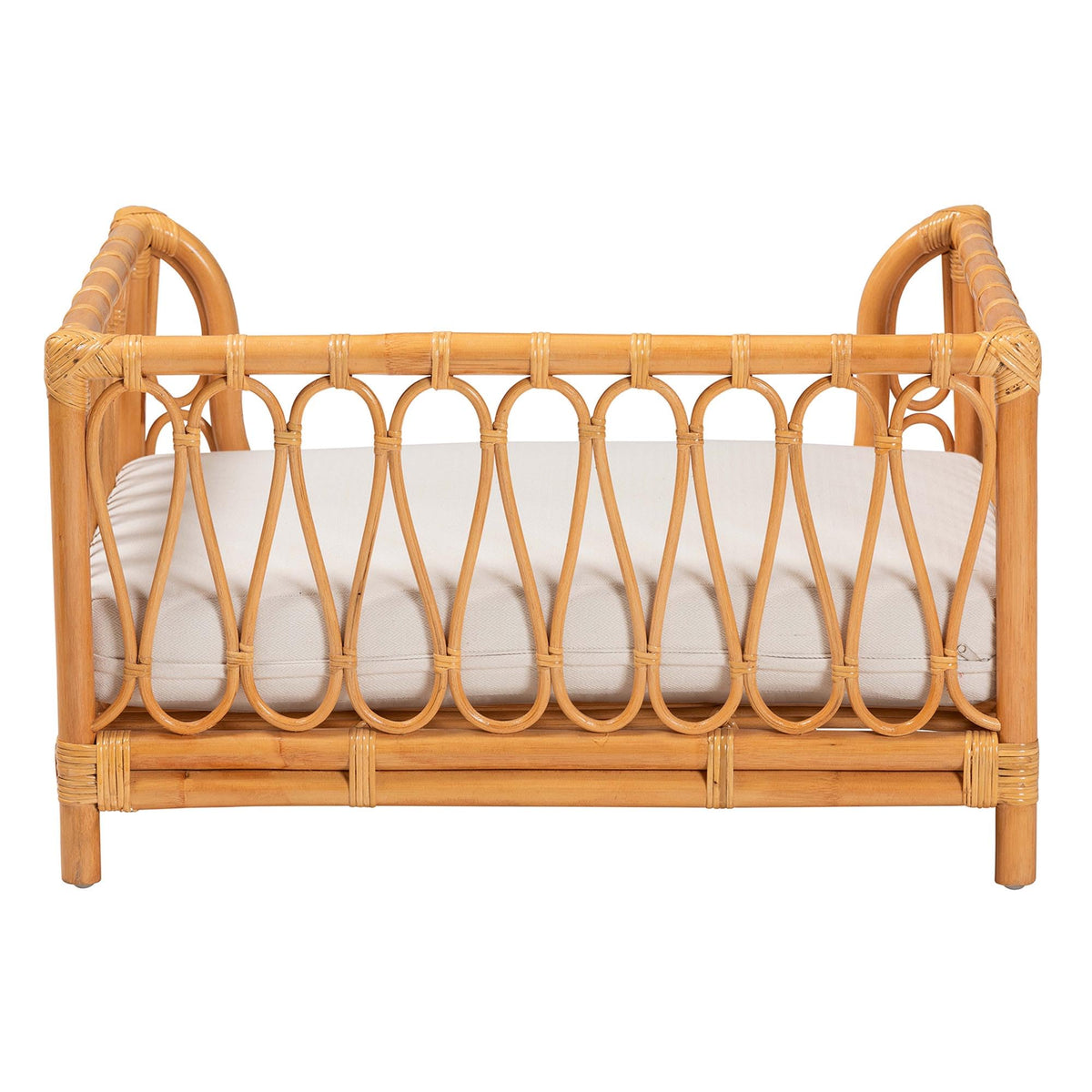 Bali & pari Kierra Bohemian Honey Rattan Pet Bed