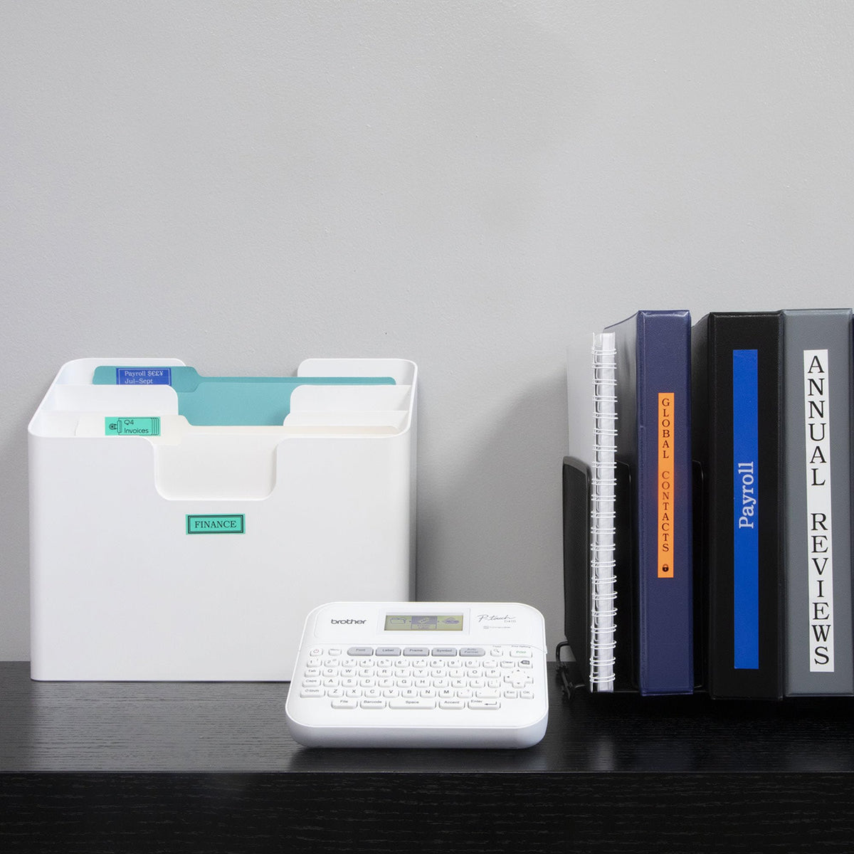 Brother P-Touch PT-D410VP Home / Office Advanced Label Maker | Connect via USB to Create and Print on TZe Label Tapes up to ~3/4 inch