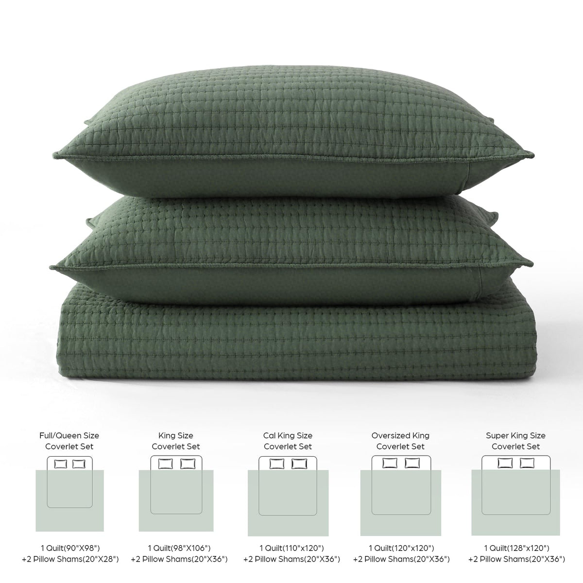 FDDX 100% Cotton Quilt Set Oversized King Size, 3-Piece Matelasse Bedspread Coverlet Set, Cozy Lightweight Quilted Bedding Set Comforter with 2 Shams in Geometric Pattern for All Season