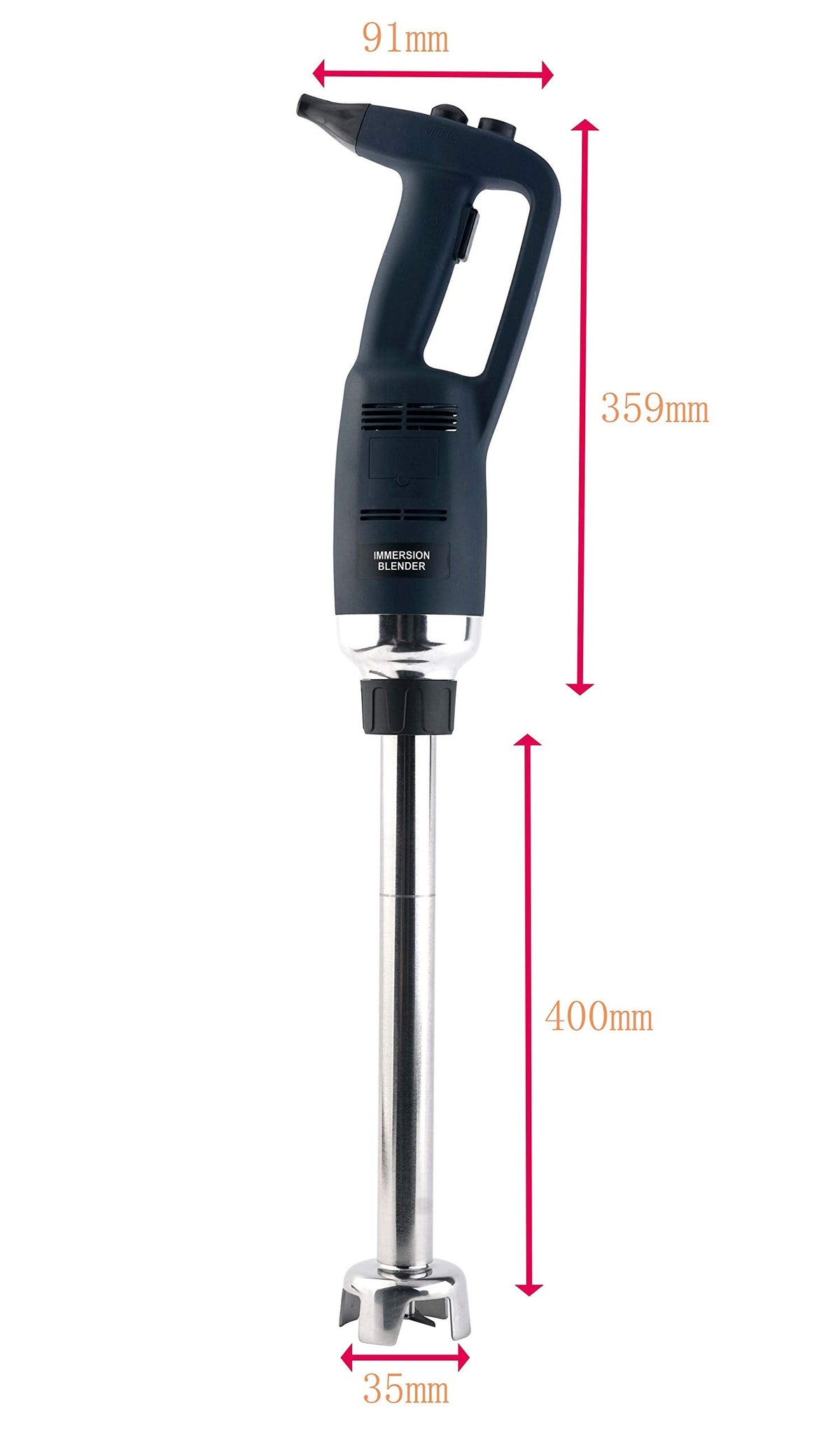 libai 16 in Heavy Duty Big Stix Immersion Blender Handheld Kitchen, Hand Blenders for Kitchen, Commercial Mixer Electric, 500W Removable Shaft 2500rpm to 15000rpm, Emulsifier Blender Handheld