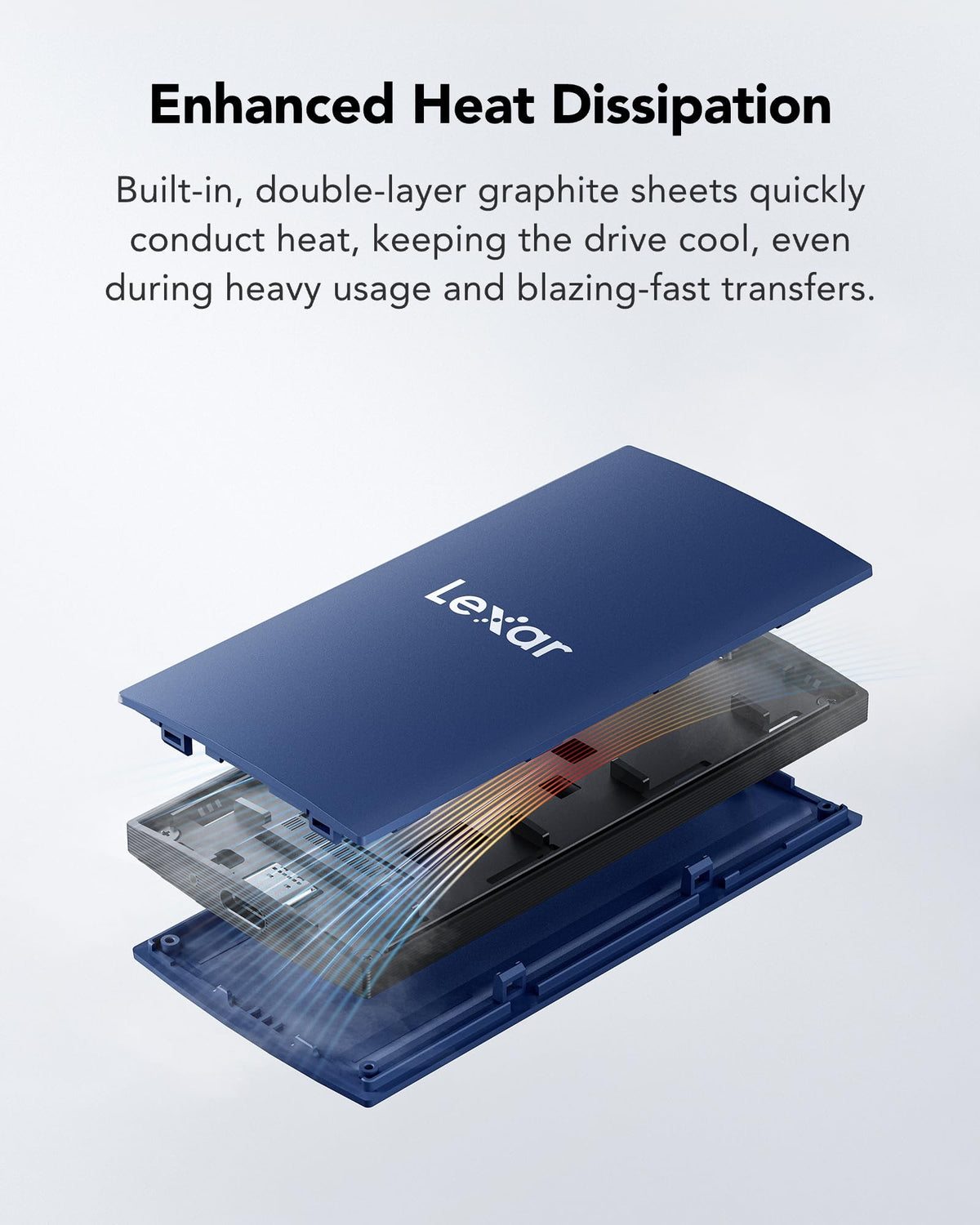 Lexar ES3 1TB External SSD, USB 3.2 Gen2 Portable SSD, PSSD Up to 1050MB/s Read, 1000MB/s Write, External Solid State Drive Compatible with iPhone 17 Series/Mac/PS5/XBOX/Laptop/PC, Blue