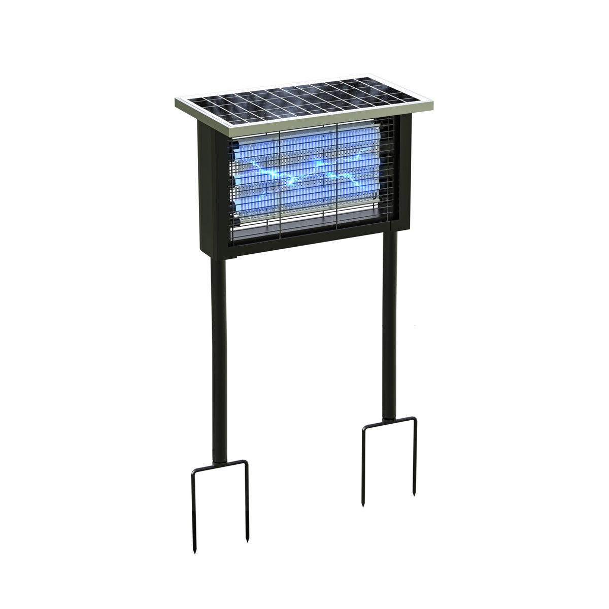 Solar Bug Zapper Black-7