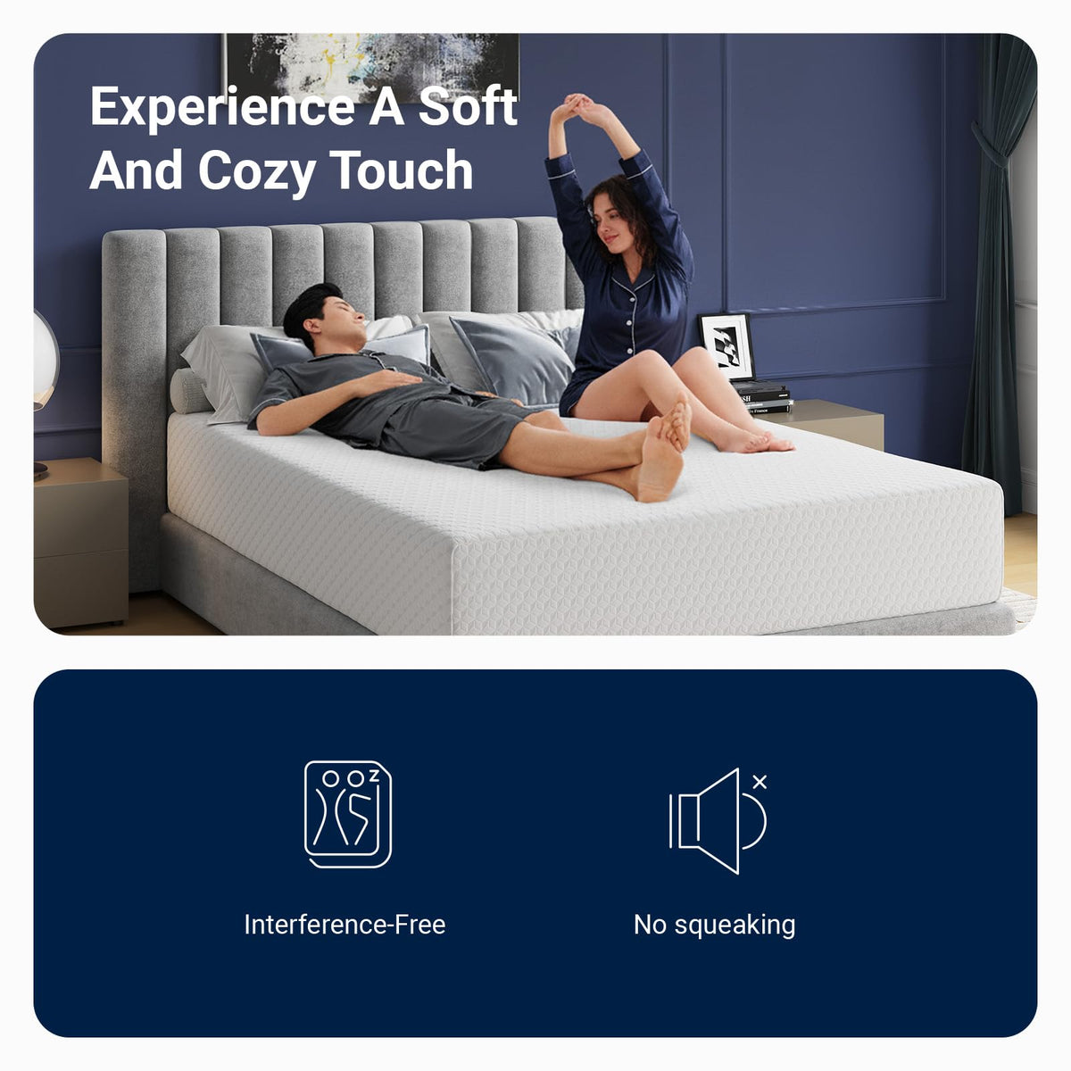 Avenco King Size Mattress 12 Inch,King Mattress Medium Firm in a Box for Refresh Sleep & Pressure Relief,CertiPUR-US Certified Foam Colchones