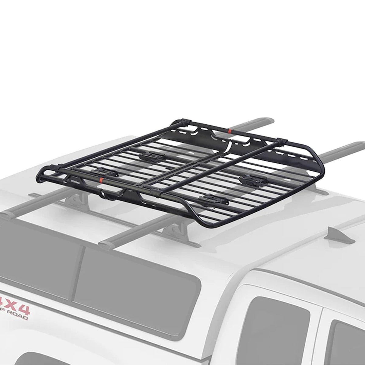 Yakima OffGrid Large Premium Cargo Basket Roof Rack with Quick Release Mounting System and Removable Fairing and Accessory Bars, Black