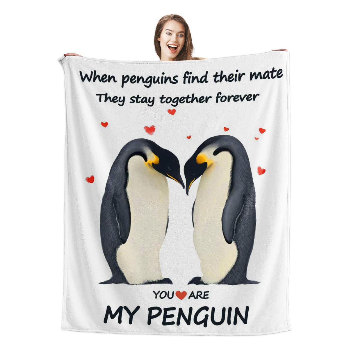 Wajade Gifts for Her Him Anniversary Blanket for Women Men Gifts for Girlfriend Boyfriend I Love You Gifts for Him Her Wedding Gift for Wife Husband Couple 50"X60"