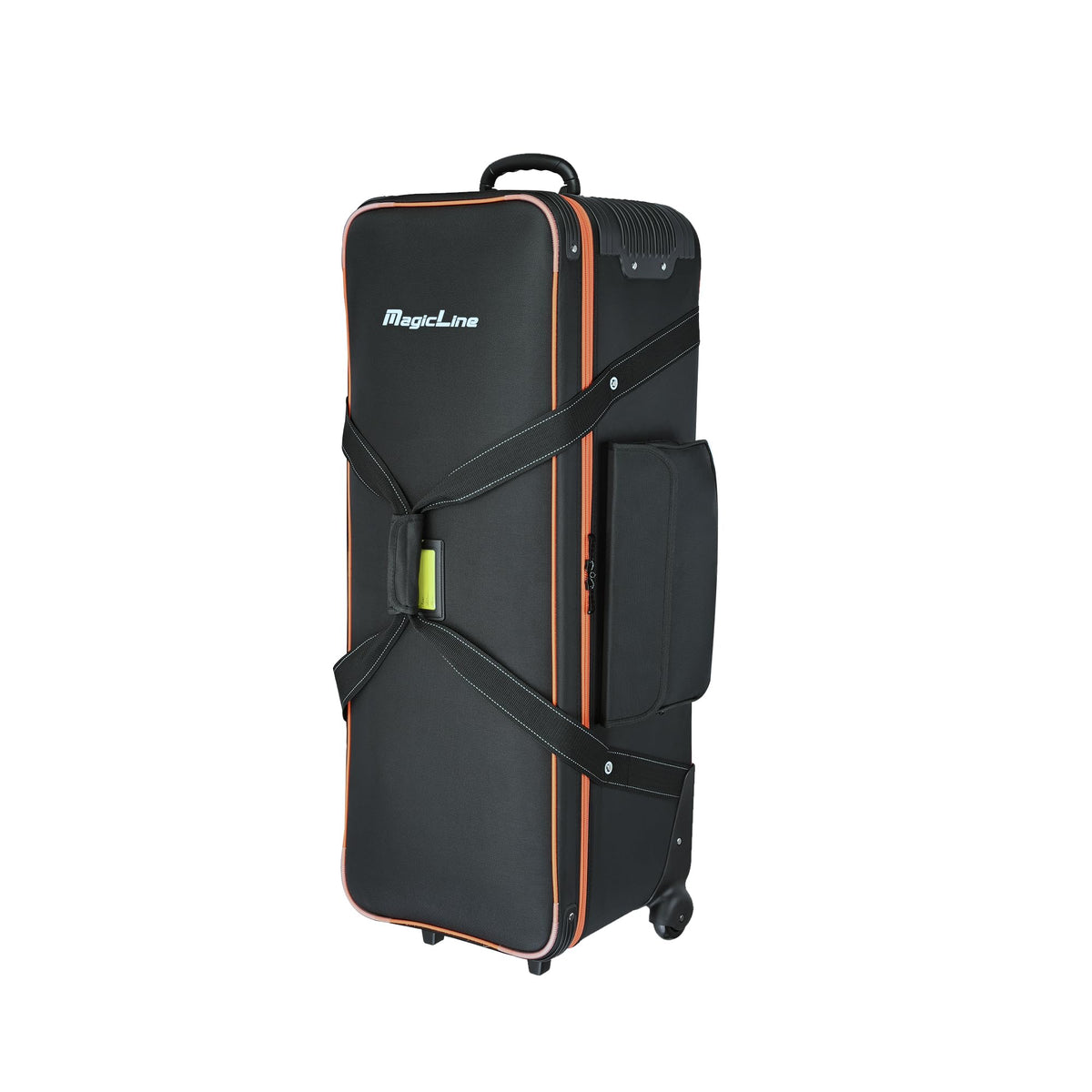 MagicLine Photo Studio Trolley Case with Side Pocket 39.4"x14.6"x13"/100x37x33 cm, Rolling Camera Case Bag, Carrying Bag with Wheels for Light Stands,Tripods,Flashes,Telescopes