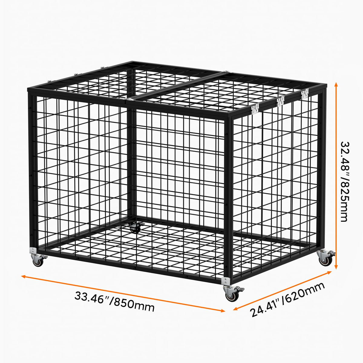 RCZSCBK Sports Ball Storage Cart, Lockable Ball Cart with Double Lid,Ball Rack with Wheels,Rolling Sports Ball Storage Cart is Suitable for Gyms, Schools, Clubs, Indoor and Outdoor Basketball Storage
