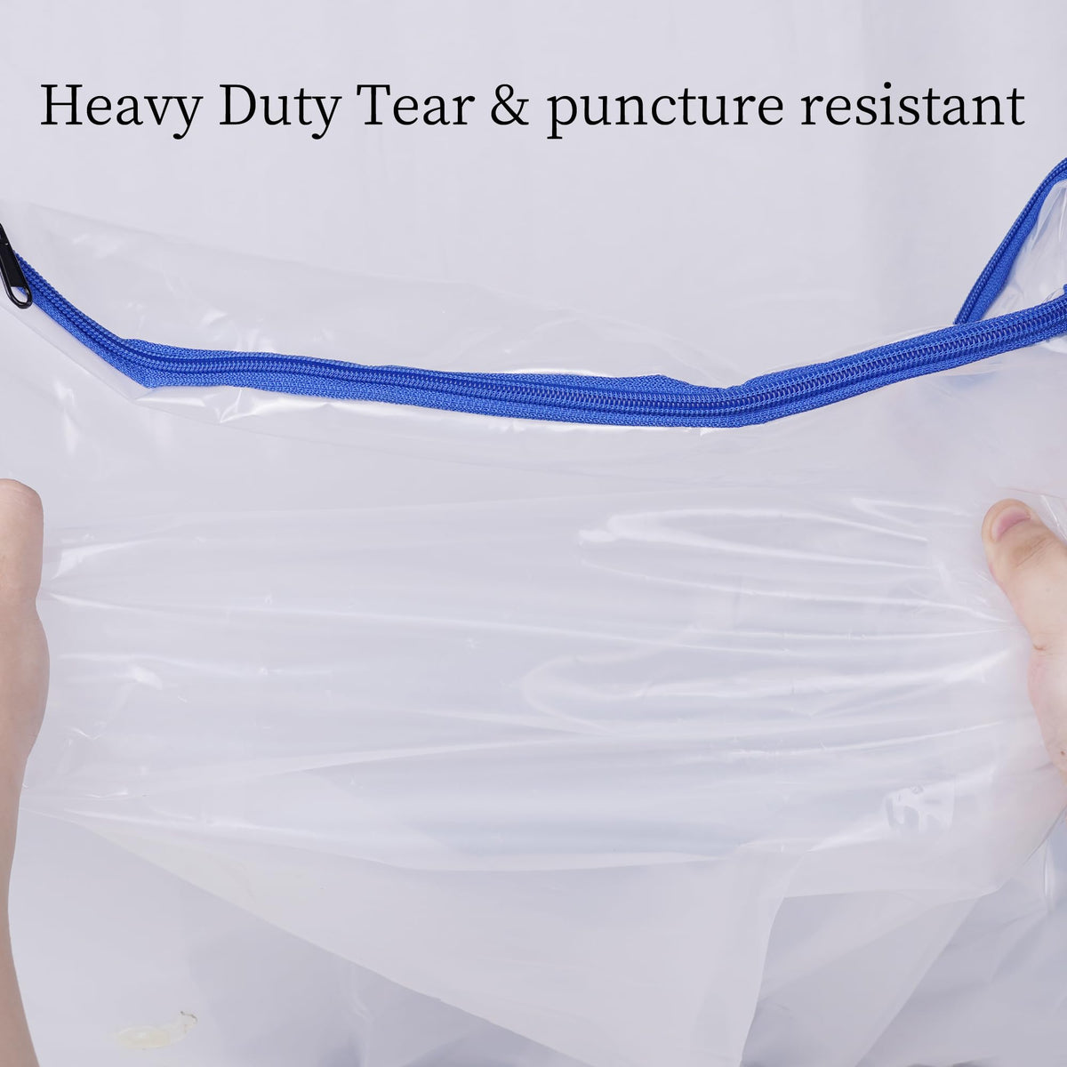 JUNESHE 3 Mil Queen Size Mattress Bag with Zipper for Storage Moving,Plastic Waterproof Mattress Protector Cover Moving Supplies