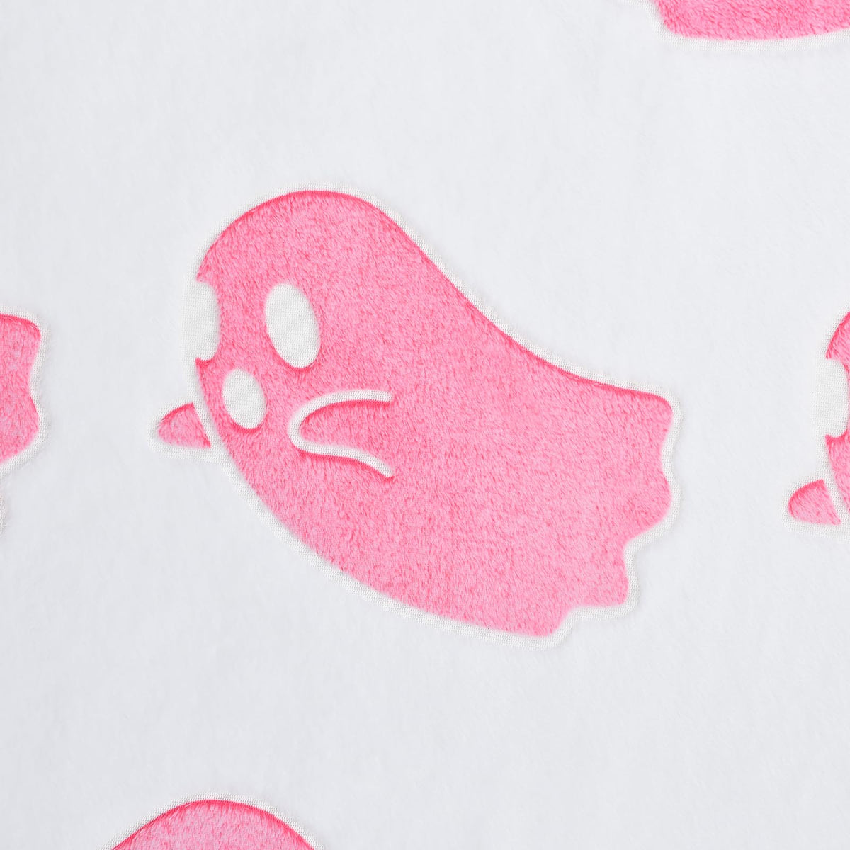Ghost Throw Blanket Glow in The Dark Blanket Flannel Soft Cute Decor Room for Girl Women Friends for Sofa Couch Bed(White, 40"x50")