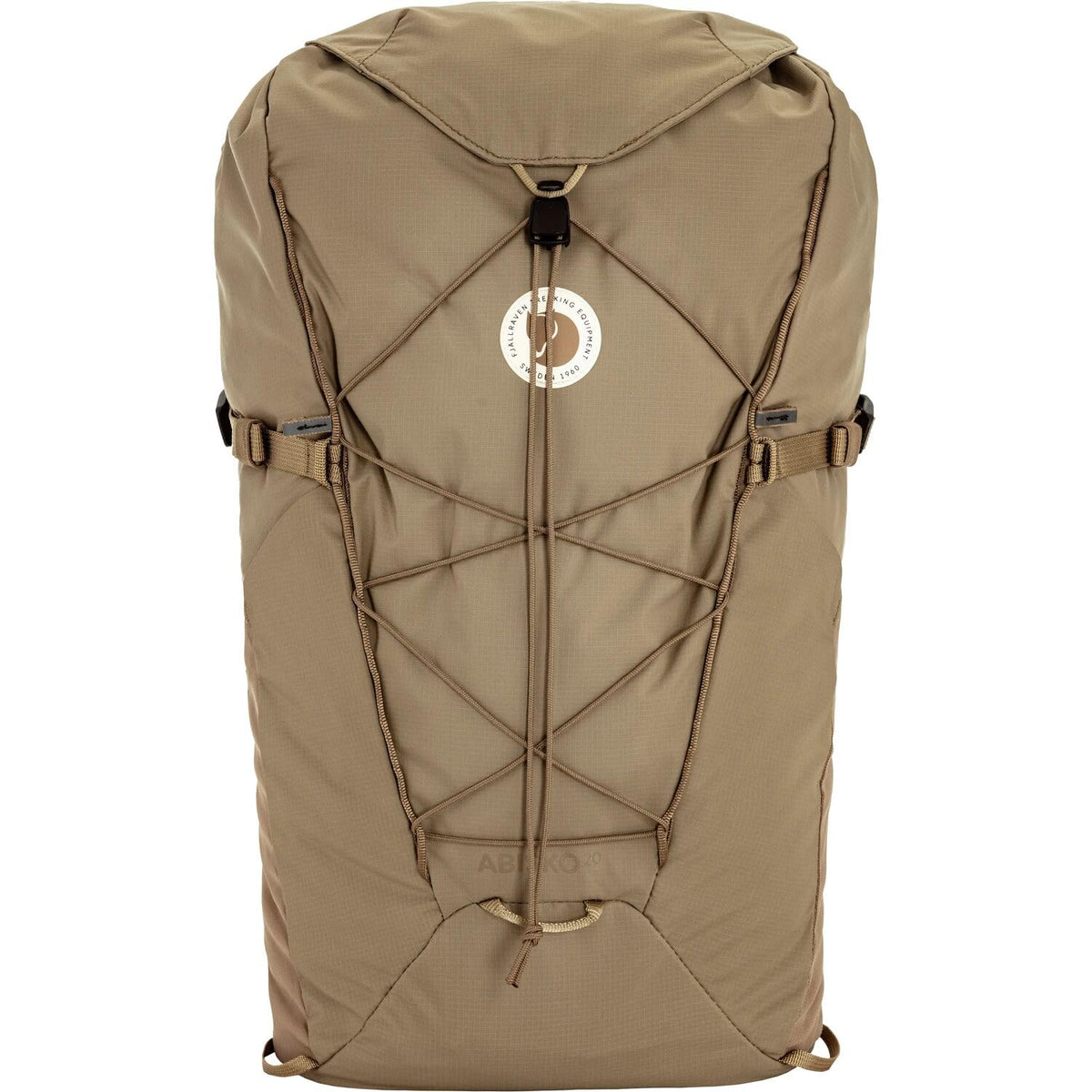 Fjällräven Abisko Hike Lite 20 Backpack - Ventilated Frame, Compact Daypack, Lightweight Fabric - Hiking, Trekking, Clay, Small/Medium
