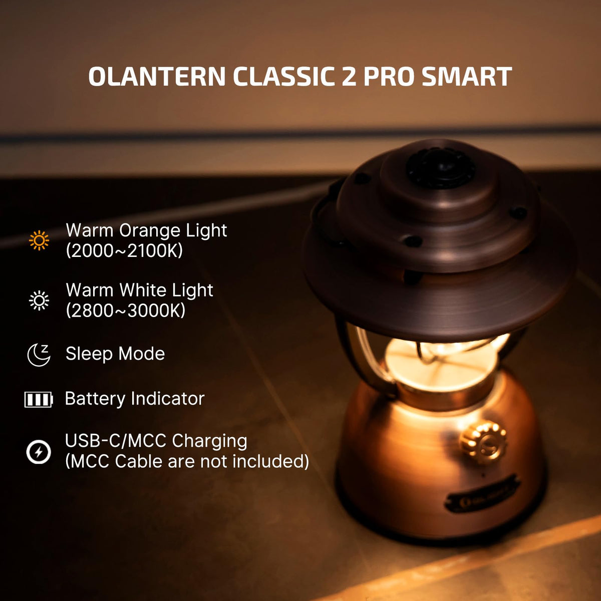 OLIGHT Ostrip2 Extend LED Strip Light Bundle with Olantern Classic 2 Pro APP Control Camping Lantern