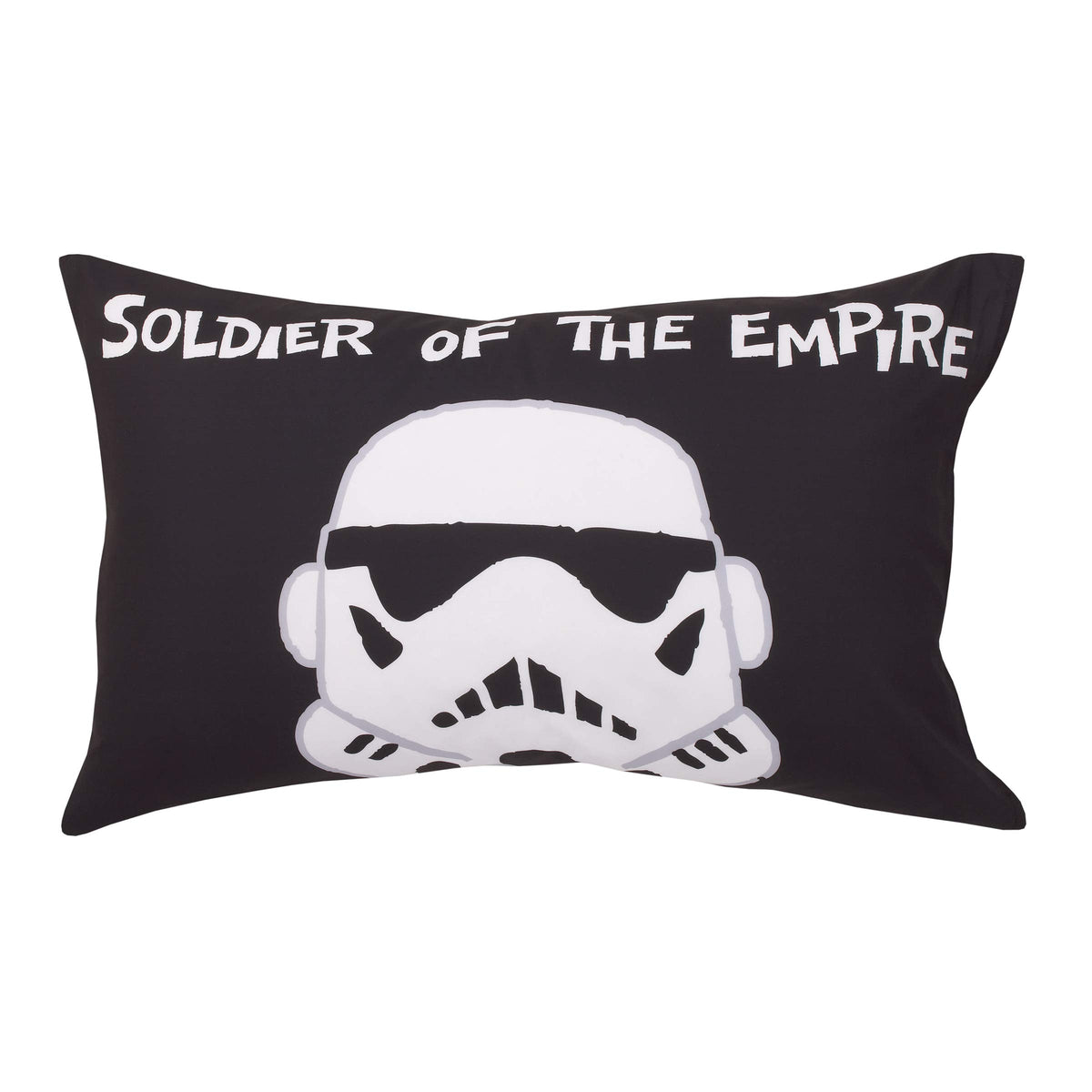 Disney Star Wars Storm Trooper Black and White 4 Piece Toddler Bed Set - Comforter, Fitted Bottom Sheet, Flat Top Sheet, and Reversible Pillowcase