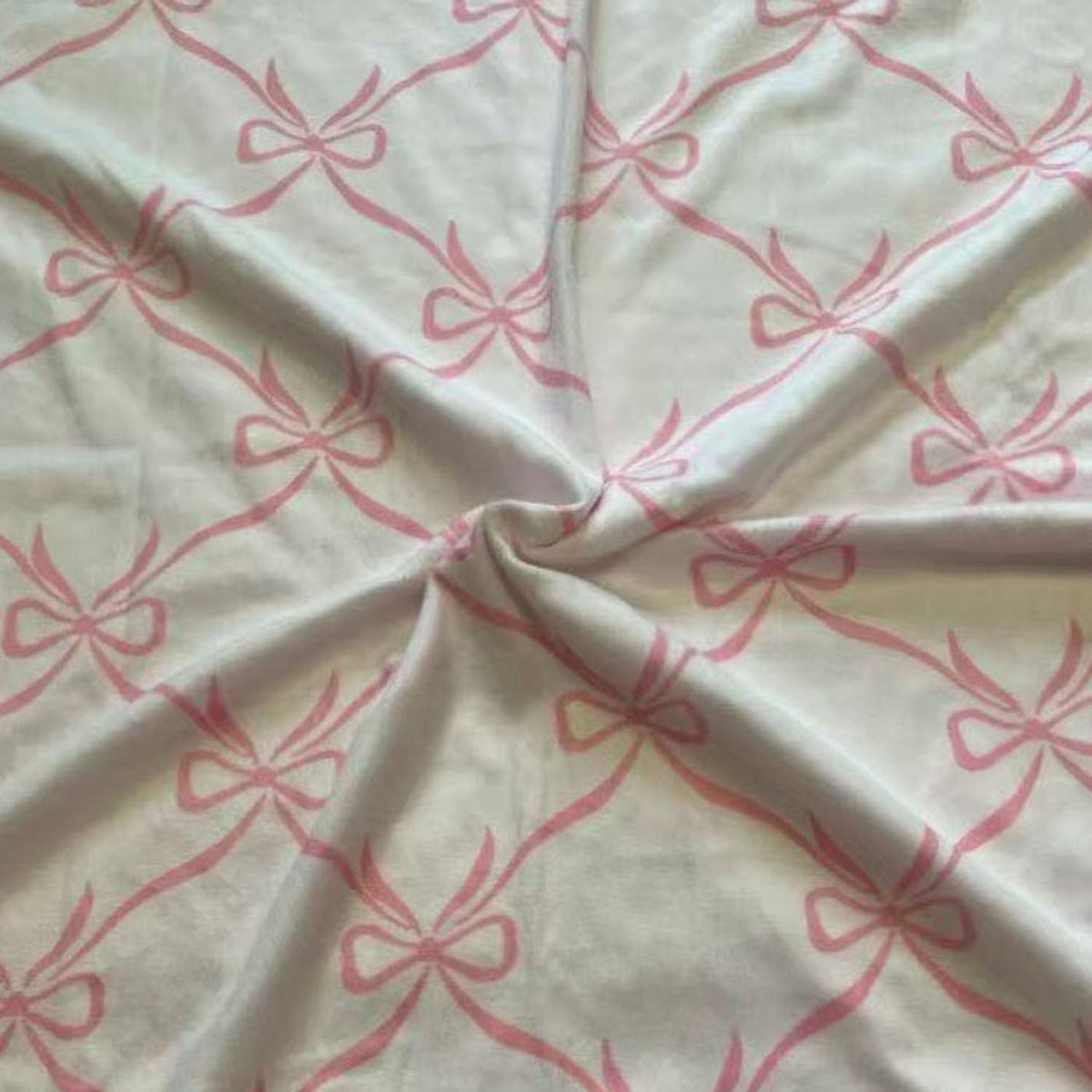Baby Blanket for Boys Girls Super Soft Double Layer Minky with Dotted Backing Cute Cow Crib Receiving Blanket Bed Throws for Newborns Nursery Stroller Toddler 30 x 40 Inch (Pink Bow)