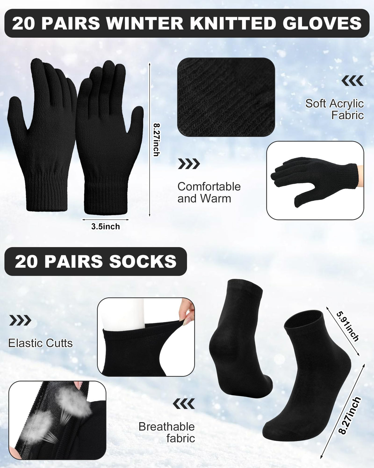Silicherry 100 Pcs Homeless Care Package Supplies Bulk Emergency Blankets Winter Beanies Hats Scarf Gloves Socks Set
