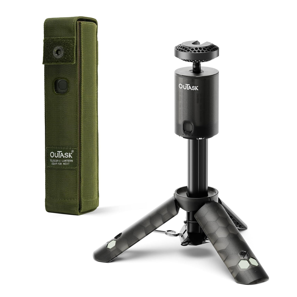 Outask Camping Light Telescopic Lantern Accessories Telescopic Camping Light Case