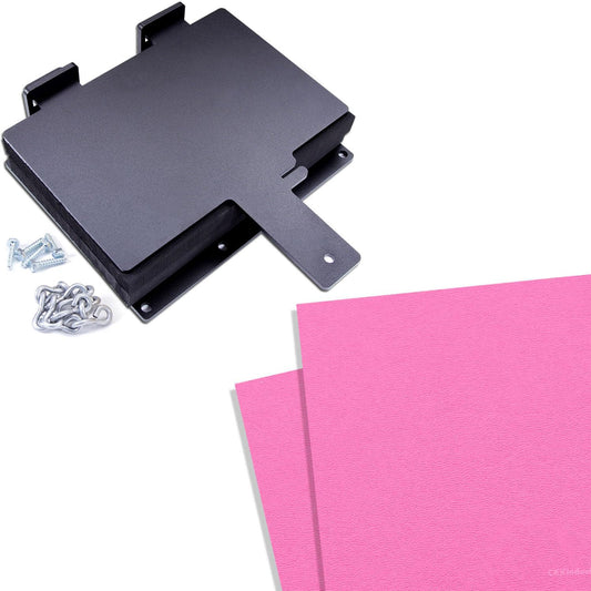 KYDEX Thermoform Sheet + Kydex Holster Molding Press Bundle - (0.080 Thickness) - (8in x 12in Sheets) - (Bubblegum) - (2 Pack) - for DIY Kydex Holster Making