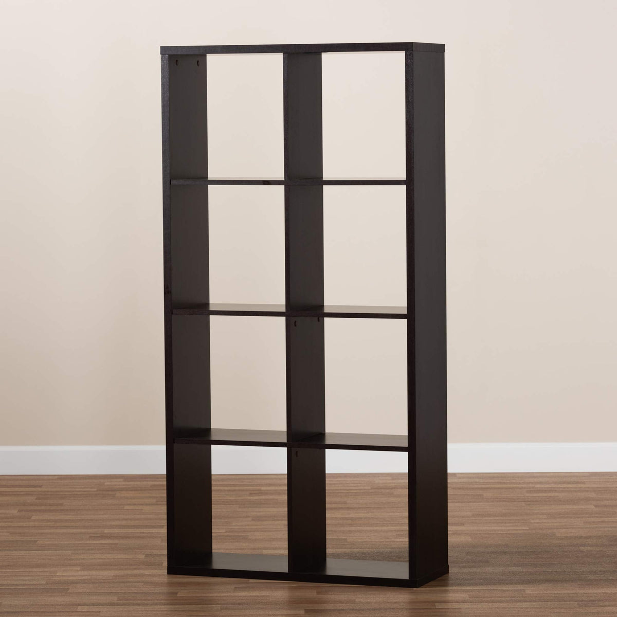 Baxton Studio Multipurpose Shelving and Cabinets, One Size, Dark Brown