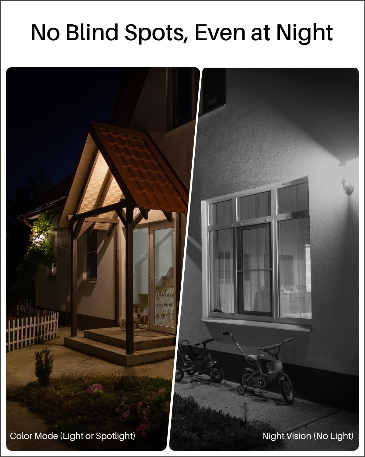 WUUK Security Cameras Wireless Outdoor, Indoor Home Surveillance System, 2K, No Monthly Fee, Motion Alert, Night Vision, 2.4/5 GHz WiFi, 32G Local Storage, Compatible with Alexa & Google, 4-Camera Kit