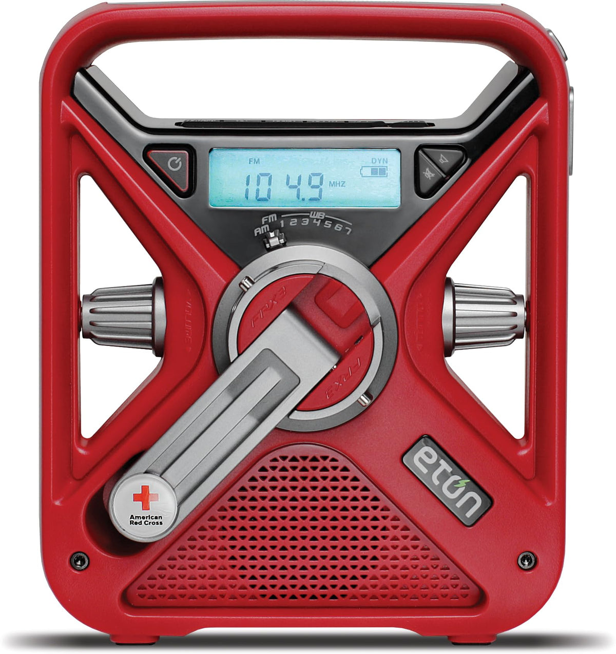 American Red Cross FRX3 All-Purpose Rechargeable Weather Alert Radio with Solar Panel - ARCFRX3