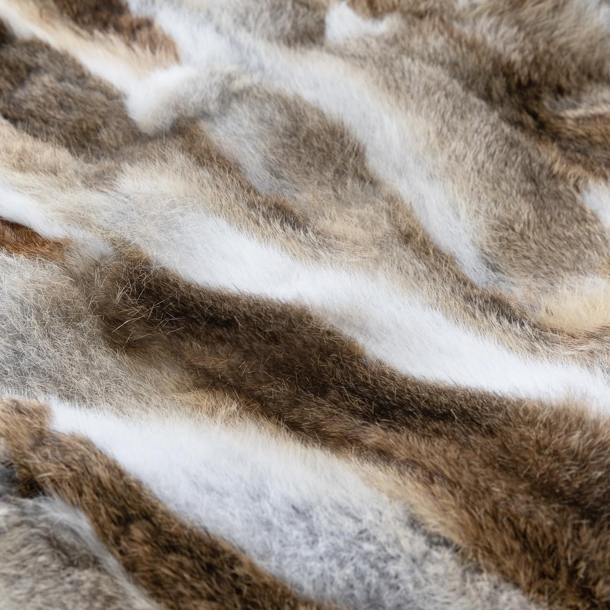 ROSE FEATHER Genuine Rabbit Fur Pillow Covers Set of 2,Luxury Decorative Throw Pillowcases Fluffy Animal Skin Accents Bolster Cushion Cover for Couch Sofa Bedroom Living Room Home,18x18 inch,Yellow