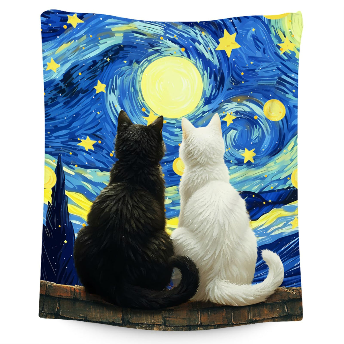 Cat Blanket for Toddler - Kids Throw with Cat - Lightweight Flannel Soft Throws Gifts for Room Decor/Sofa - 30"x40"